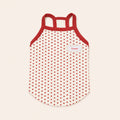 Heart Me Red Heart Print Dog Tank Top for Small Dogs
